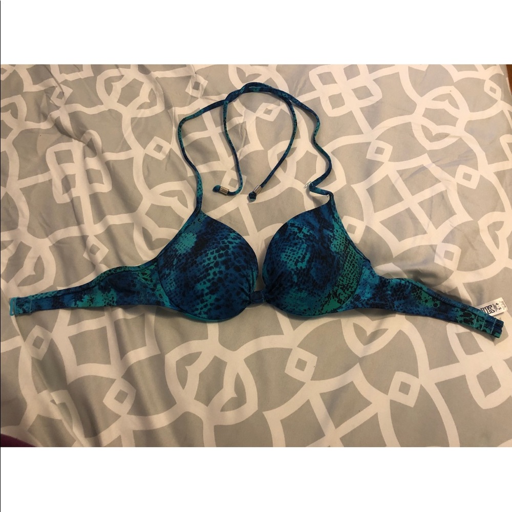 VS Pink Padded Swim Top